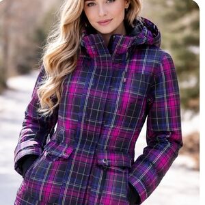 Core 5000mm Powder Room | Ski Snowboard Plaid Jacket